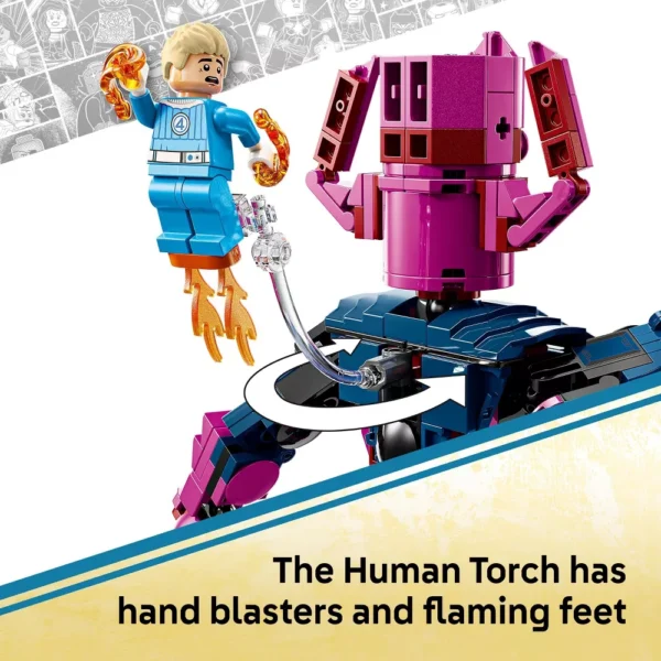 FANTASTIC FOUR VS. GALACTUS CONSTRUCTION FIGURE-MARVEL - Image 5
