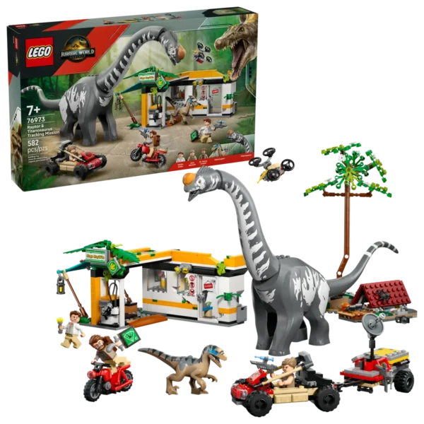 RAPTOR & TITANOSAURUS TRACKING MISSION-JURASSIC WORLD
