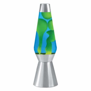 27" LAVA LAMP-YELLOW & BLUE