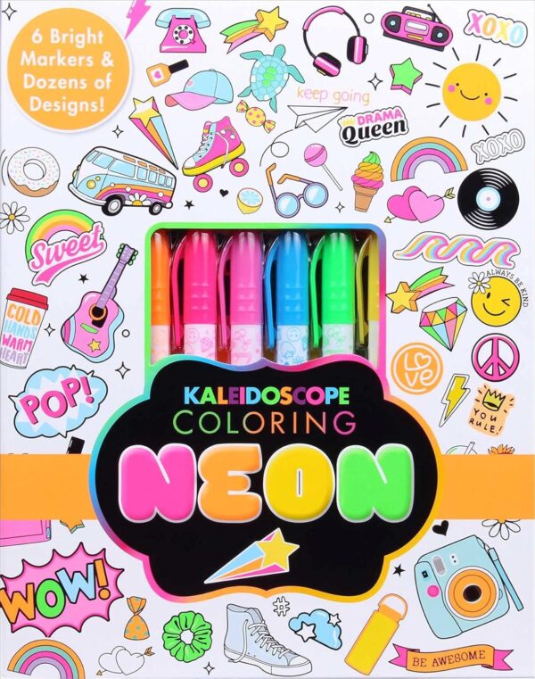 KALEIDOSCOPE COLORING NEON