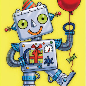 ROBOT W/BALLOON GIFT ENCLOSURE(HOLDS GIFT CARD)