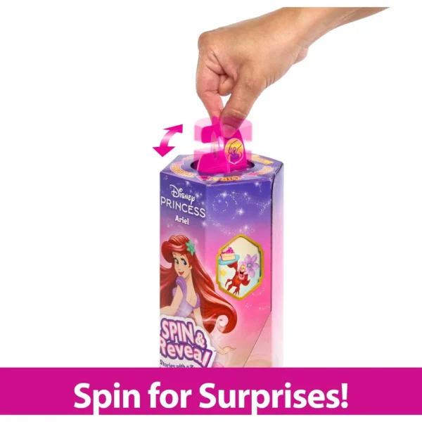 DISNEY PRINCESS SPIN & REVEAL ARIEL - Image 6