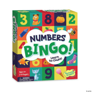NUMBERS BINGO! LEARN TO COUNT!
