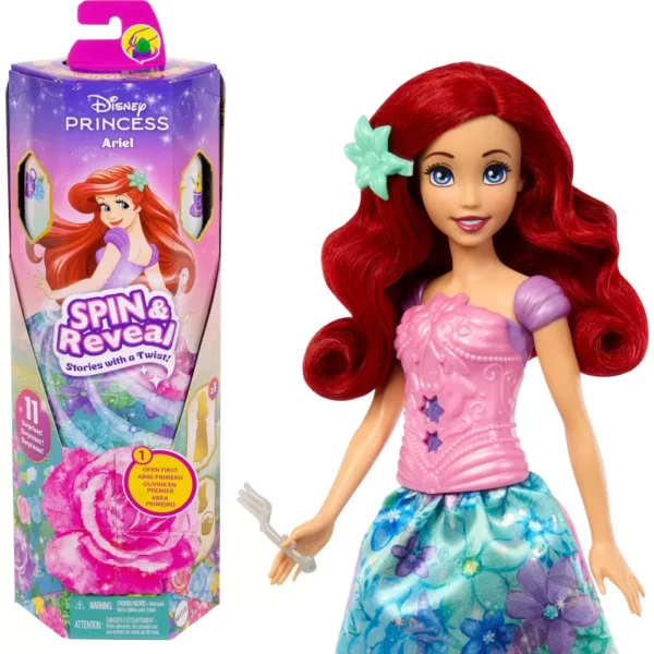 DISNEY PRINCESS SPIN & REVEAL ARIEL