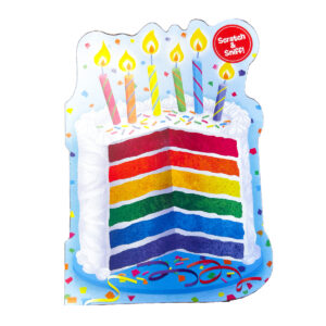 RAINBOW CAKE SCRATCH & SNIFF BDAY