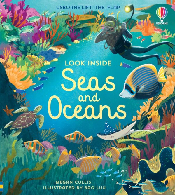 LOOK INSIDE SEAS AND OCEANS LIFT-THE-FLAP