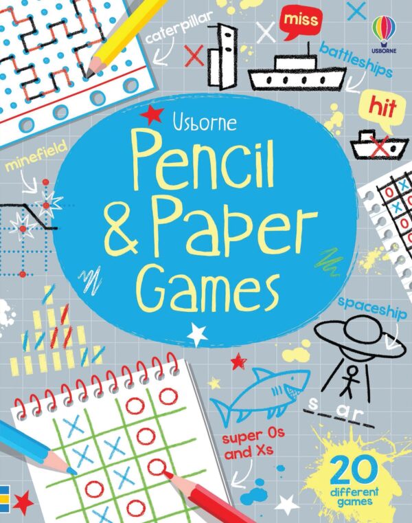 PENCIL & PAPER GAMES BY USBORNE