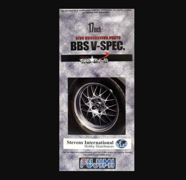 1/24 BBS V-SPEC 17" TIRE & WHEEL SET (4)