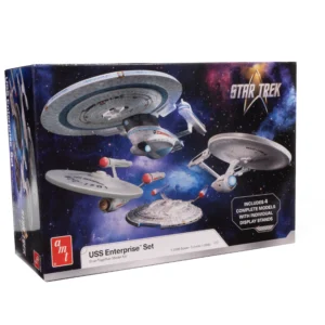 1/2500 STAR TREK USS ENTERPRISE SHIP SET (4)