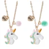 UNICORN BFF NECKLACE SET, 2PC