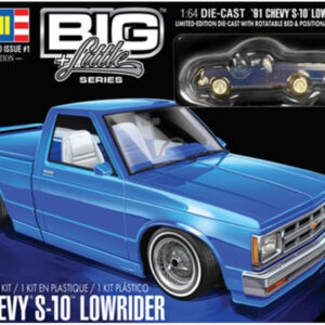 1/25 '91 CHEVY S10 LOWRIDER W/SMALL DIE CAST TRUCK