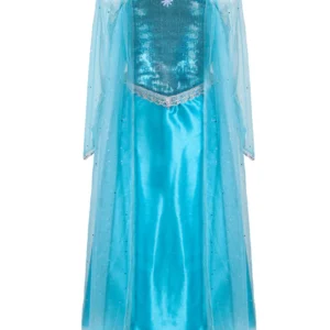 ICE QUEEN DRESS WITH CAPE SIZE 5-6