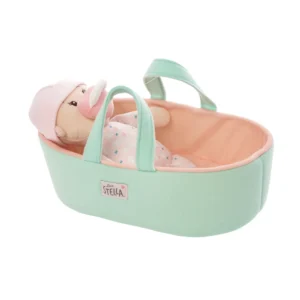 LOVE, STELLA MY FIRST DOLL & BASSINET-PEACH
