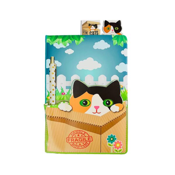 CAT IN A BOX POCKET JOURNAL SET