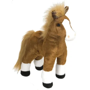 BROWN HORSE STANDING 12"