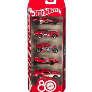 HOT WHEELS 5PK 80TH ANNIVERSARY