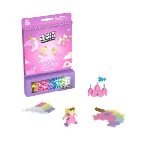 FAIRYTALE PLUS PLUS PUZZLE BY NUMBER ACTIVITY PAD