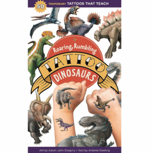 ROARING, RUMBLING DINOSAURS TATTOO