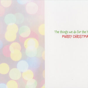 Alternative view of CAT WEARING CHRISTMAS TREE COSTUME CARD