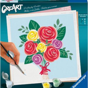 CREART-ROSE BOUQUET 8"X8"