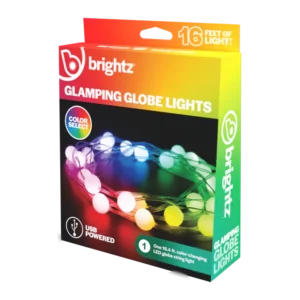 BRIGHTZ GLAMPING GLOBE LIGHTS-COLOR SELECT