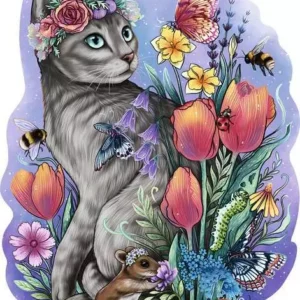 Alternative view of LOVELY CAT 150PC WOODEN PUZZLE