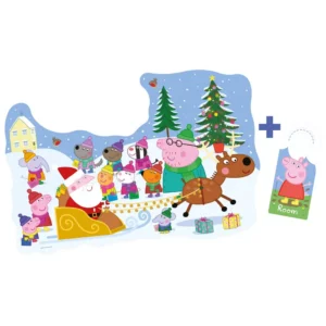 Alternative view of PEPPA'S CHRISTMAS WISH 32PC GIANT FLOOR PUZZLE