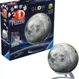 3D GLOW IN THE DARK MOON 74PC