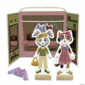 Alternative view of MAGNETIC DRESS UP COZY CRITTERS