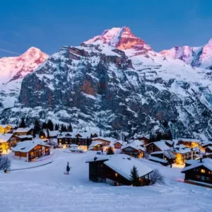 Alternative view of BERNESE OBERLAND, MURREN 1000PC