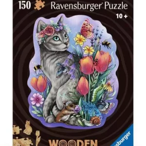 LOVELY CAT 150PC WOODEN PUZZLE