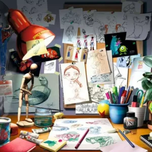 Alternative view of DISNEY THE ARTIST'S DESK 1000PC