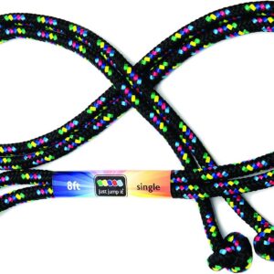 BLACK CONFETTI 8FT JUMP ROPE