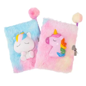 FURRY FRIENDS SQUISHY JOURNAL UNICORN ASST.