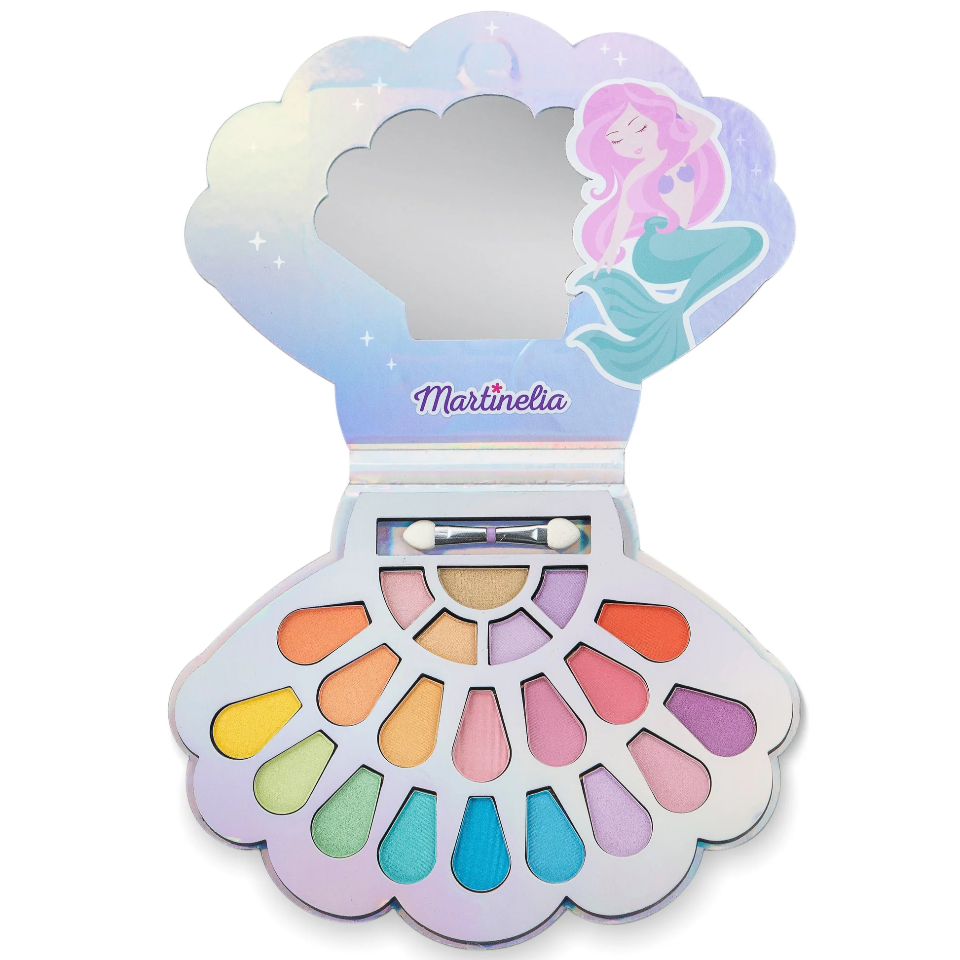 LET’S BE MERMAIDS SHELL MAKEUP PALETTE-MARTINELIA