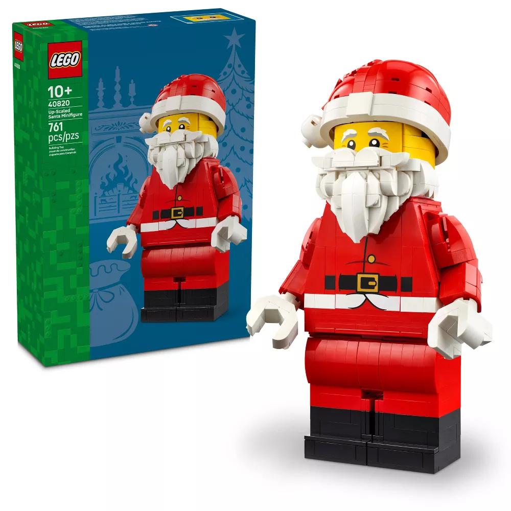 UP-SCALED SANTA MINIFIGURE