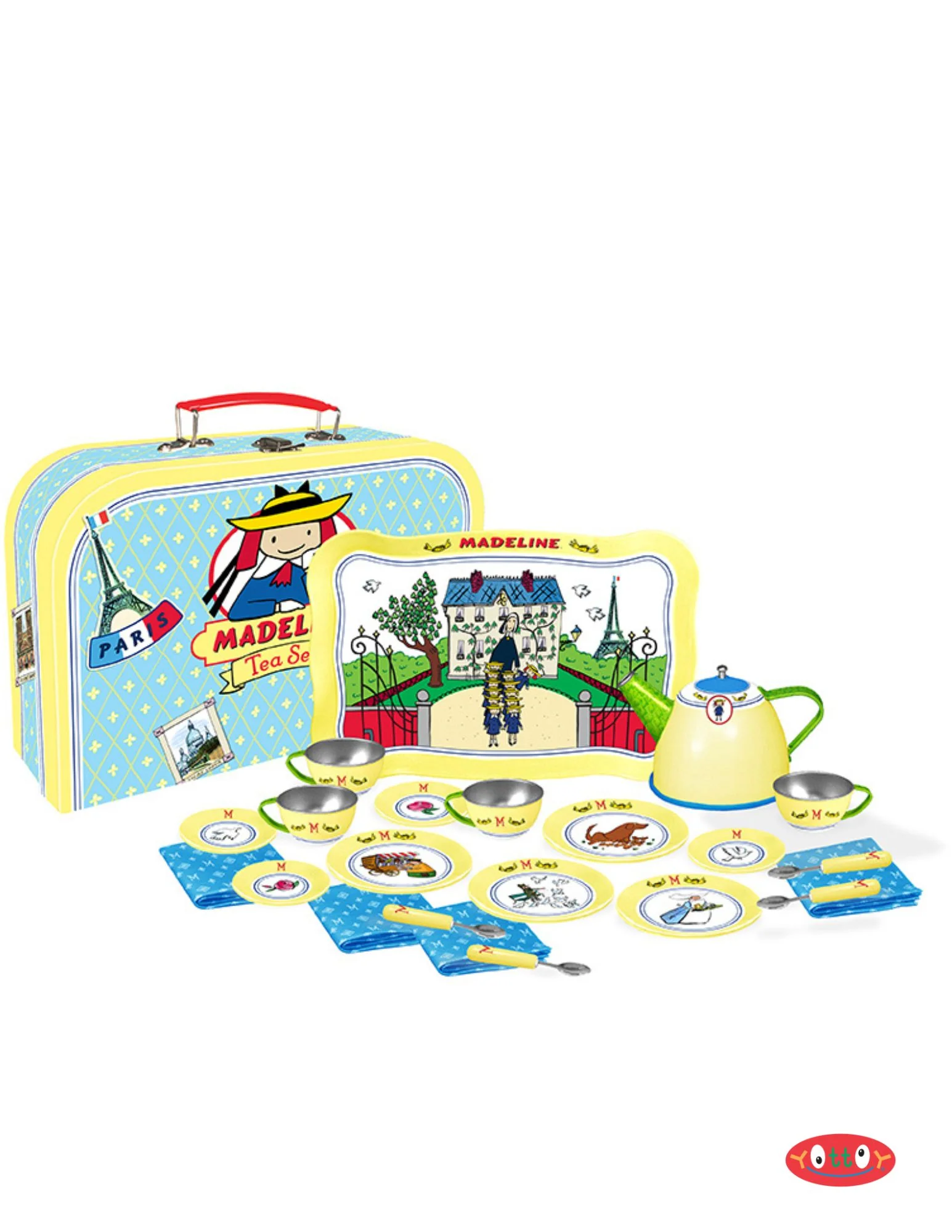 MADELINE TIN TEA SET PARTY FOR 4!
