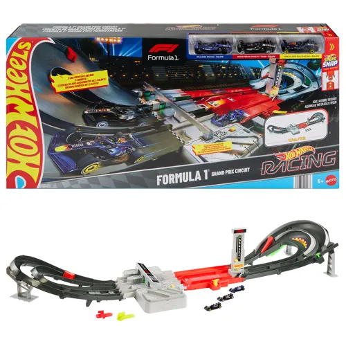 HOT WHEELS FORMULA 1 GRAND PRIX CIRCUIT SET - Whistle Stop Hobby & Toy